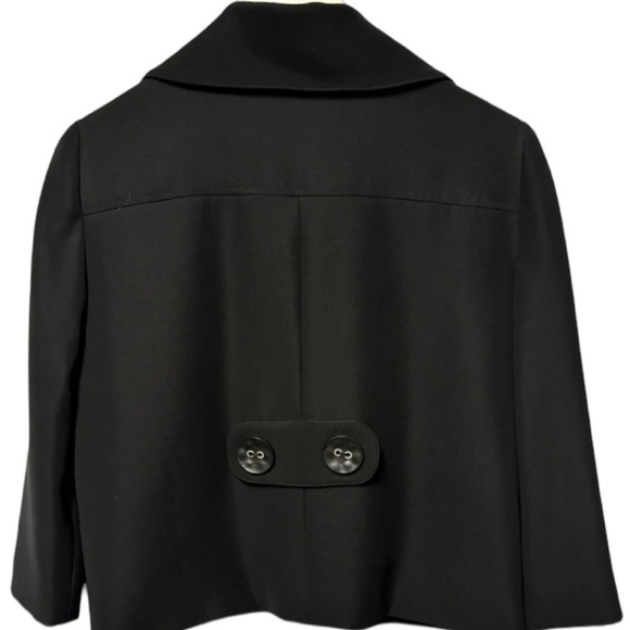 Joseph Ribkoff Black Boxy Blazer/Jacket with Statement Buttons. Size 8. - Picture 2 of 9